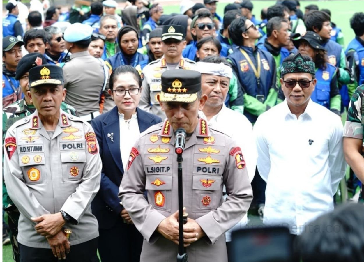 _Kapolri Perkuat Sinergi Pecalang dan Ojol untuk Jaga Keamanan Bali - JatengBerita.com