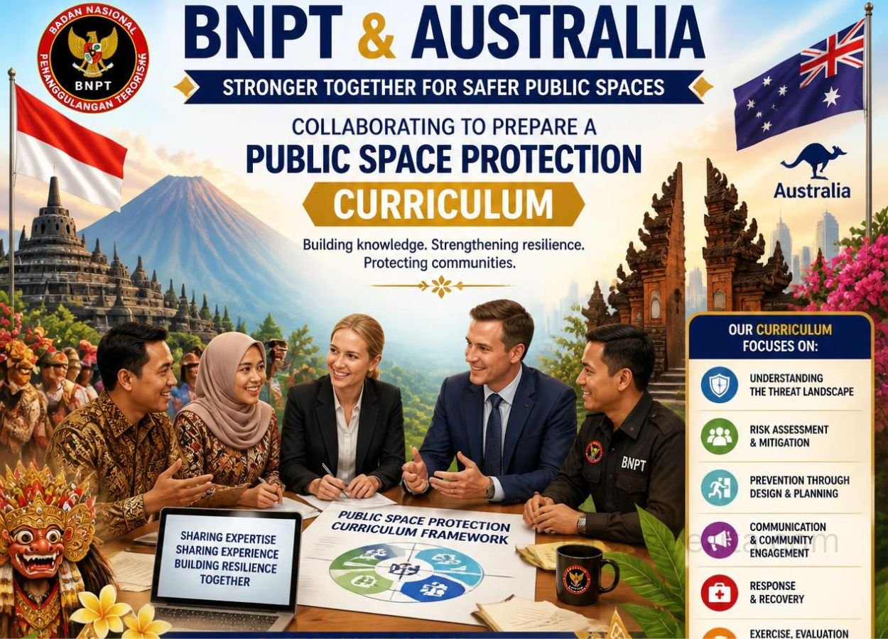 BNPT dan Australia Siapkan Kurikulum Perlindungan Ruang Publik - JatengBerita.com
